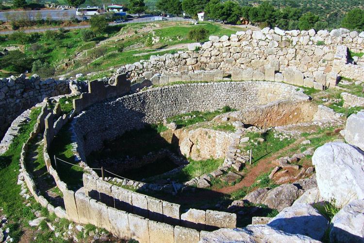 古城迈锡尼(mycenae—神话阿伽门农(agamemnon)王国