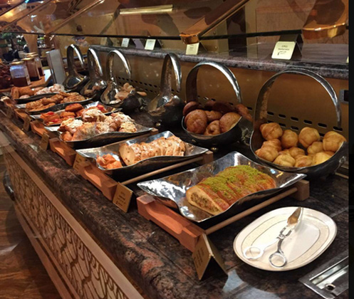 阿布扎比八星酋长国宫殿酒店自助餐--品种繁多的国际化口味的自助餐